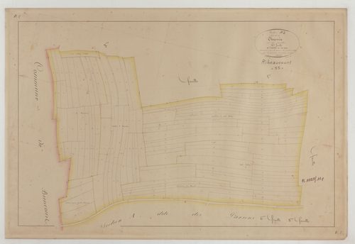 RIBEAUCOURT - Section B de la Chanée feuille 02