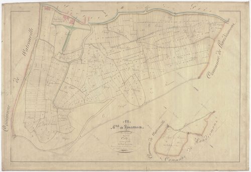 RONVAUX - Section A - de la Côte - feuille U