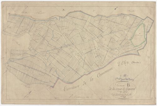SAINT-JEAN-LES-BUZY - Section B - la Croix le Coquerel - feuille 02