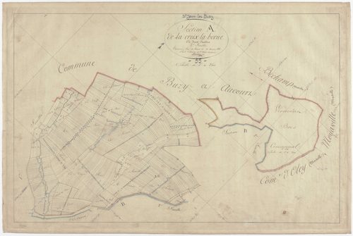 SAINT-JEAN-LES-BUZY - Section A - de la Croix la Borne - feuille 02