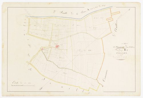 SAINT-MAURICE-SOUS-LES-COTES - Section B du Village feuille 01