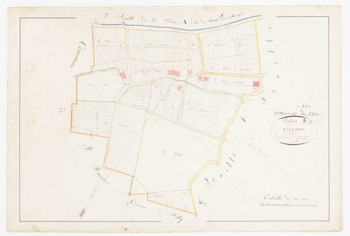 SAINT-MAURICE-SOUS-LES-COTES - Section B du Village feuille 02