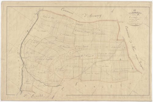 SAINT-PIERREVILLERS - Section B - de la Crouée - feuille 01