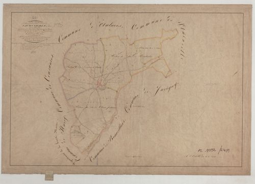 SAVONNIERES-EN-PERTHOIS - Tableau d'assemblage feuille 01