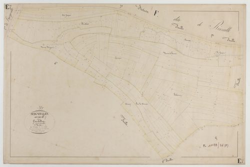 SEIGNEULLES - Section E de Courbillon feuille 07