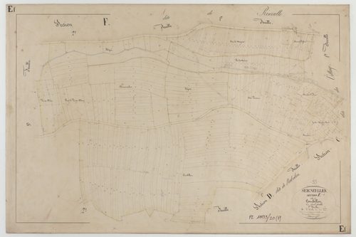 SEIGNEULLES - Section E de Courbillon feuille 01