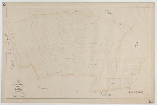 SEIGNEULLES - Section E de Courbillon feuille 06