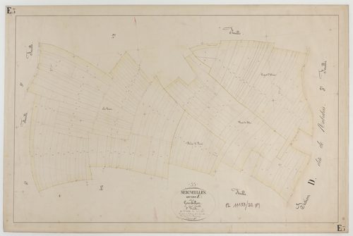 SEIGNEULLES - Section E de Courbillon feuille 03