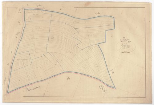 SEPTSARGES - Section B - de Dugnévaux - feuille 07
