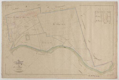 SILMONT - Section B du Village feuille 02