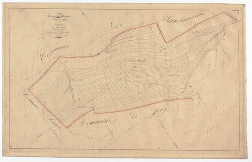 SIVRY-LA-PERCHE - Section D - des Vignes - feuille 01