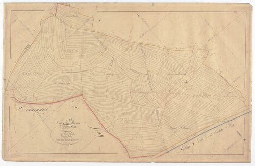 SIVRY-LA-PERCHE - Section D - des Vignes - feuille 02