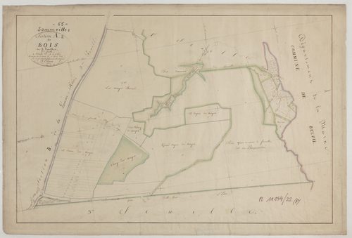 SOMMEILLES - Section A des Bois feuille 02