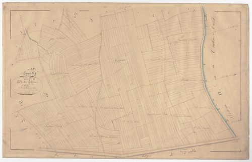 SOUILLY - Section D - la Côte du Gibet - feuille 01