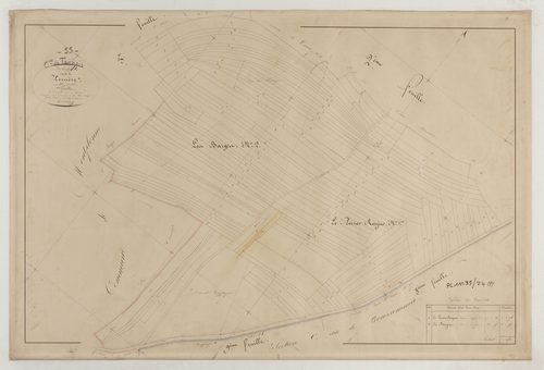 TANNOIS - Section D de la Perrière feuille 01