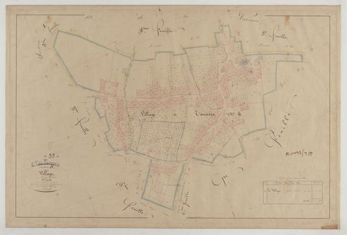 TANNOIS - Section B du Village feuille 02