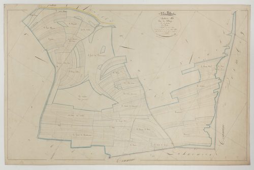 THILLOMBOIS - Section B du Village feuille 02