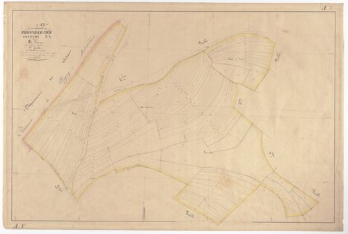 THONNE-LE-THIL - Section A - de la Grève - feuille 03