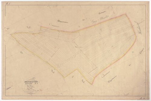 THONNE-LE-THIL - Section A - de la Grève - feuille 04
