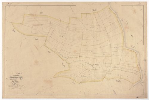 THONNE-LE-THIL - Section A - de la Grève - feuille 06