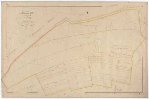 THONNE-LES-PRES - Section B - du Village - feuille 01