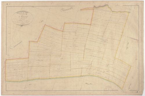 THONNE-LES-PRES - Section A - de Géranvaux - feuille 06