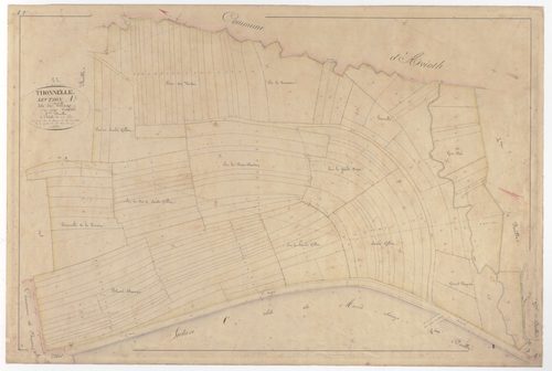THONNELLE - Section A - du Village - feuille 02