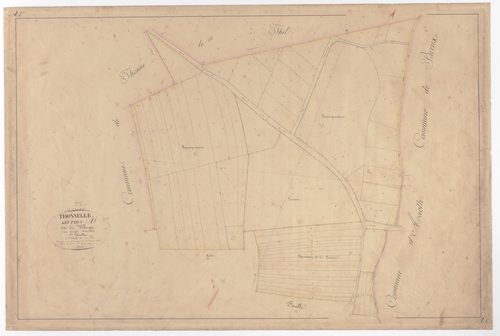 THONNELLE - Section A - du Village - feuille 01