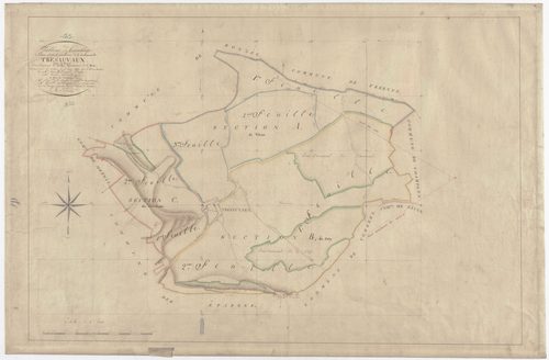 TRESAUVAUX - Tableau d'assemblage - feuille 01