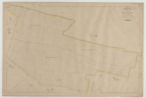 TROUSSEY - Section A de Dommartin feuille 02