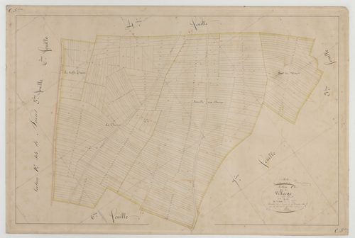 TROUSSEY - Section C du Village feuille 05