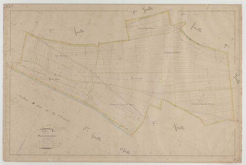 TROUSSEY - Section A de Dommartin feuille 06