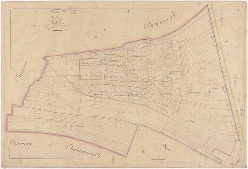 VACHERAUVILLE - Section C - du Village - feuille 08