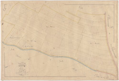 VACHERAUVILLE - Section A - des Vaux - feuille 06