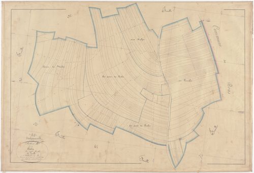 VACHERAUVILLE - Section B - des Presles - feuille 04