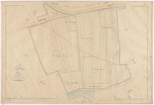 VACHERAUVILLE - Section C - du Village - feuille 07