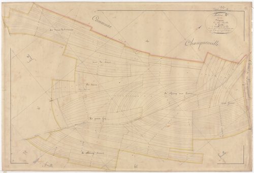 VACHERAUVILLE - Section A - des Vaux - feuille 05