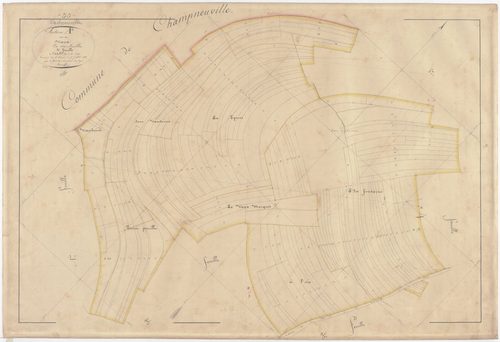 VACHERAUVILLE - Section A - des Vaux - feuille 04