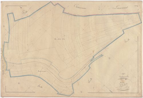 VACHERAUVILLE - Section B - des Presles - feuille 02
