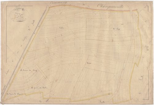 VACHERAUVILLE - Section A - des Vaux - feuille 01