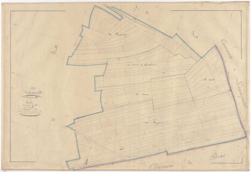 VACHERAUVILLE - Section B - des Presles - feuille 03
