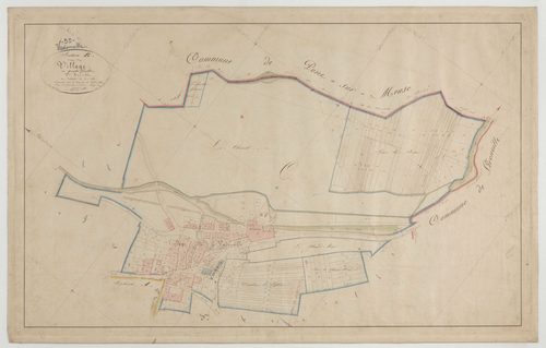 VADONVILLE - Section B du Village feuille 02