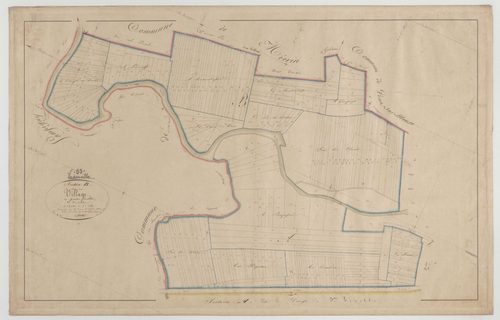 VADONVILLE - Section B du Village feuille 01