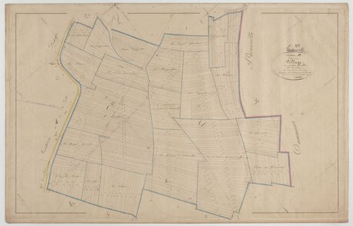 VADONVILLE - Section B du Village feuille 03