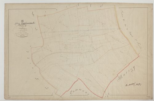 VASSINCOURT - Section B de Soulaines feuille 03