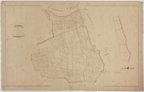 VAUBECOURT - Section A de Contanval feuille 02