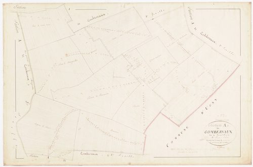 VAUCOULEURS - Section A de Gombervaux feuille 04