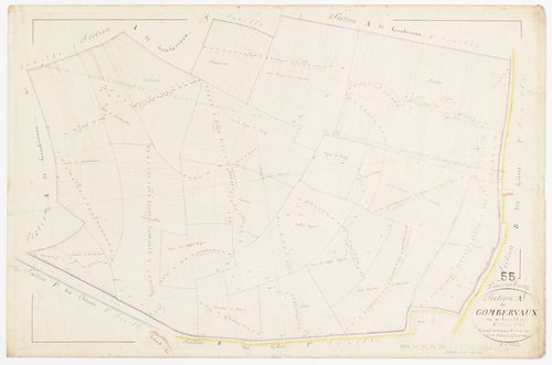 VAUCOULEURS - Section A de Gombervaux feuille 08