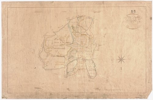 VAUCOULEURS - Tableau d'assemblage feuille 01
