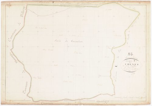 VAUCOULEURS - Section F des Chênes feuille 03